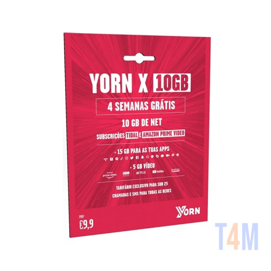 VODAFONE YORN X CARD (10GB) FOR INTERNET
